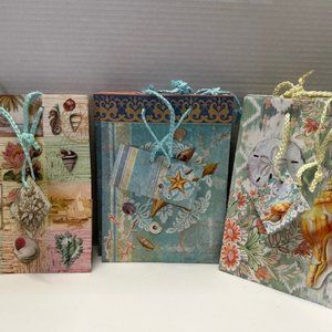 9 Decorative Gift bags with cards Craft Sacks Box Packages Weddings
